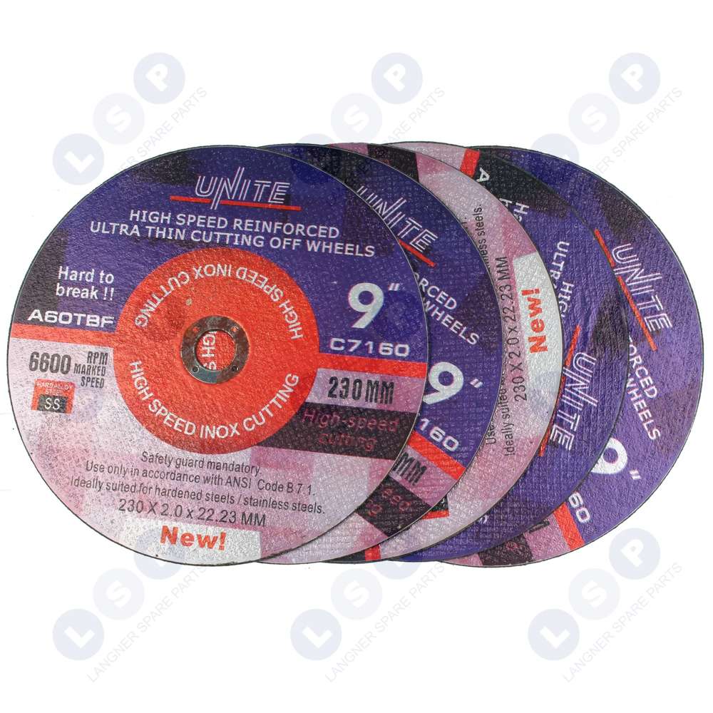 Oceľový rezací kotúč na kov 230x2,0 5 kusov - T-UN230X2-5
